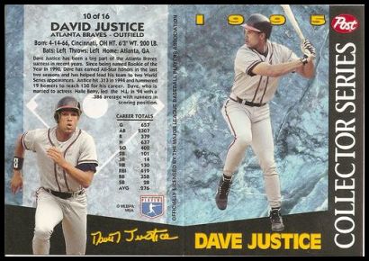 10 David Justice